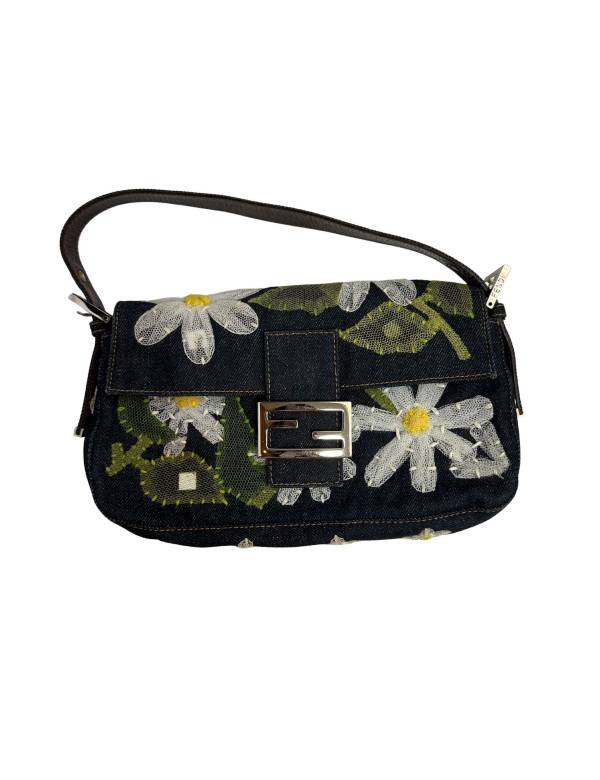 楽天市場】【バッグ】FENDI フェンディ マンマバケット フラワー 刺繍