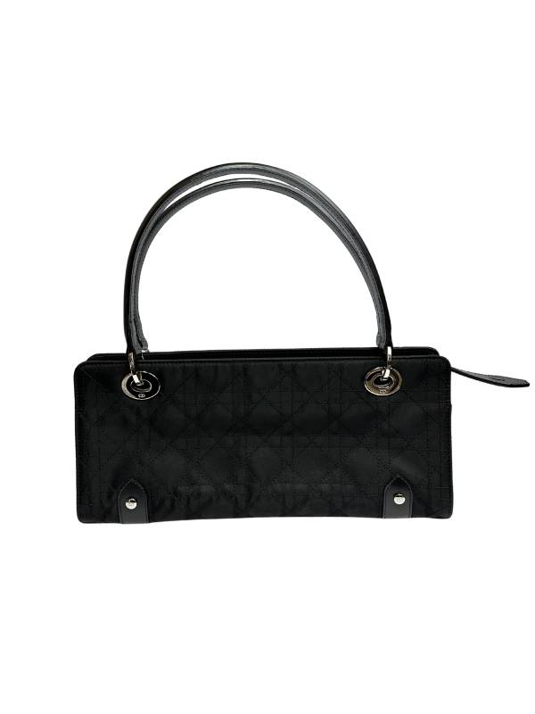 【中古】CHRISTIAN DIOR クリスチャンディオール カナージュ ブラック ハンドバッグ 【MI00002】|PATCHWORK TREASURE