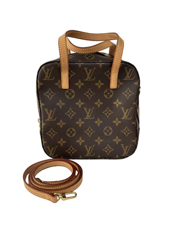 【中古】LOUIS VUITTON ルイヴィトン モノグラム スポンティーニ ハンドバック 2WAY ショルダーバッグ 曲がった掛け肩部 M47500 【B03476】