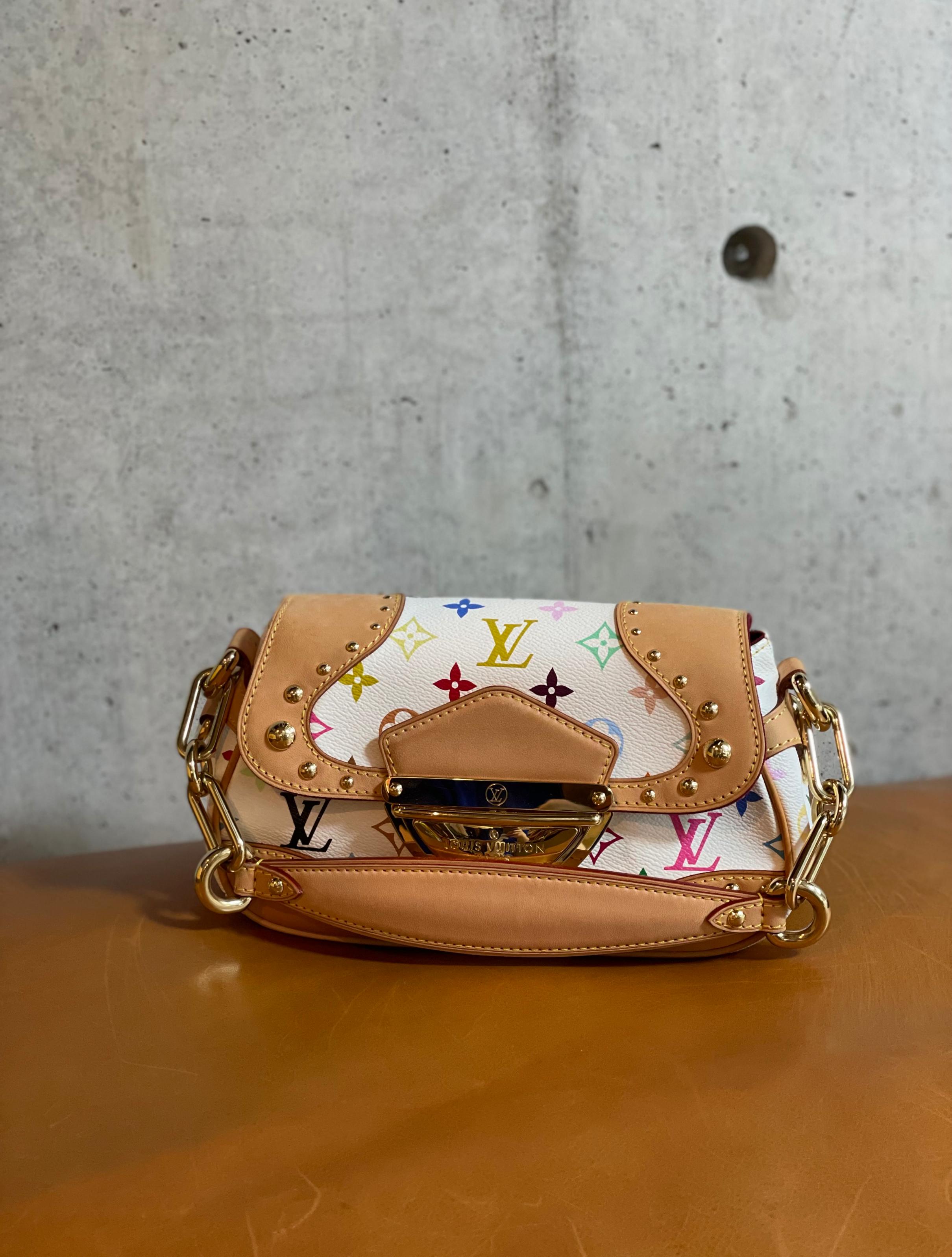 【中古】LOUIS VUITTON ルイヴィトン モノグラム マルチ色合い マリリンPM ハンドバック M40127【BK00109】