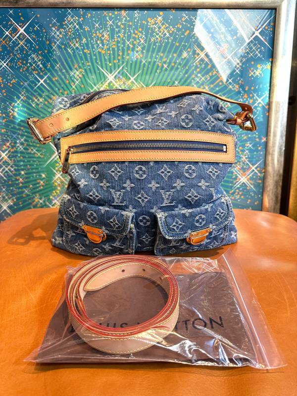 ルイ・ヴィトン モノグラムデニム バギーGM 極美品 希少 廃盤】LOUIS VUITTON ルイヴィトン モノグラム
