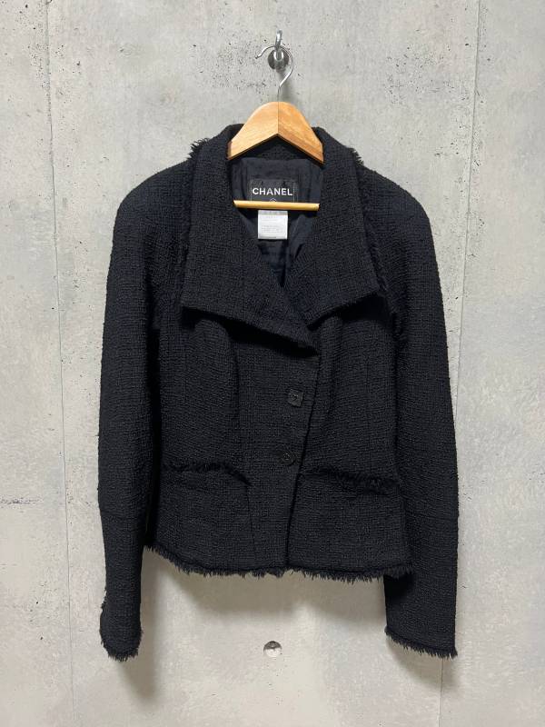 楽天市場】【シャネル】Chanel ツイード ライオンボタン ダブル