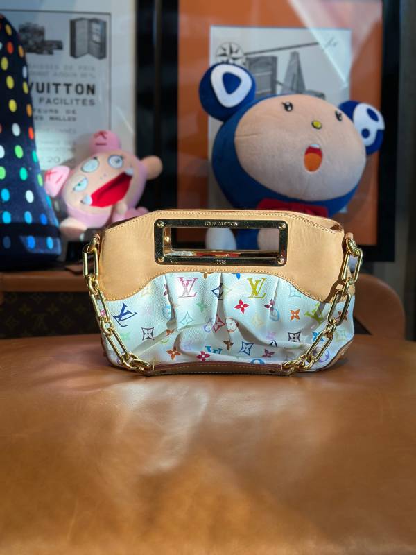 【中古】LOUIS VUITTON ルイヴィトン モノグラムマルチ ジュディPM ブロン M40257 ハンドバック 【LVU2025010062】