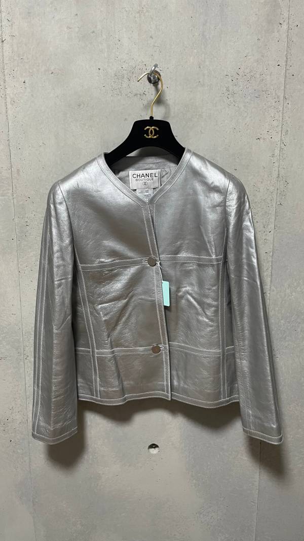 楽天市場】【広尾店】シャネル CHANEL レザージャケット