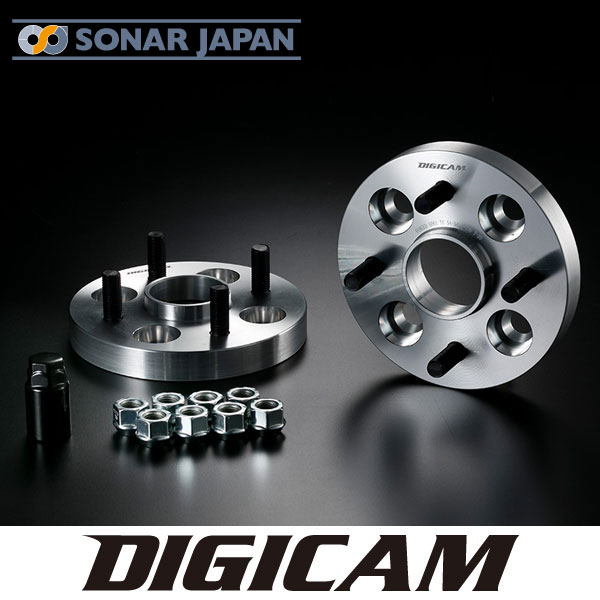 ハブリング付ワイドトレッドスペーサー 100 4H P1.25 20mm 60-60 DIGICAM デジキャン ワイドトレットスペーサー 足回り ドレスアップ カー用品 車 スペーサー ワイトレ｜東京カー用品流通センター