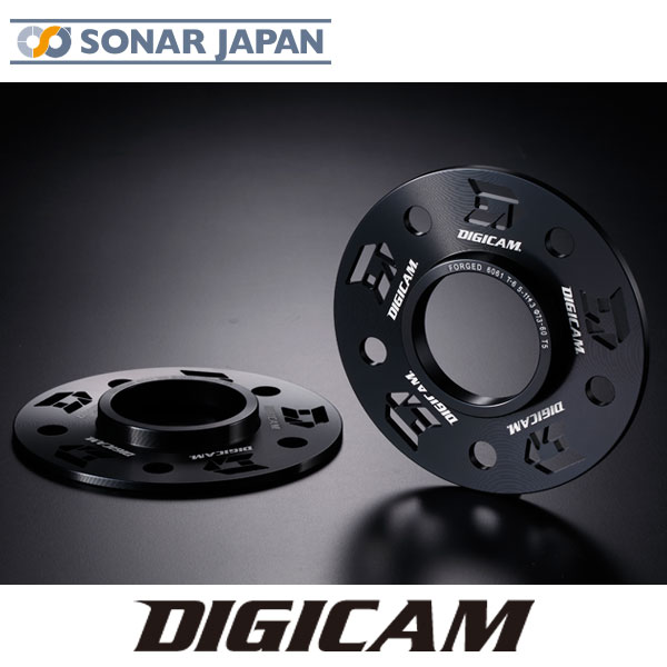 ハブリング付スペーサー D-SLIT 3mm 2枚入り 100-5H 65-56mm DIGICAM デジキャン 足回り ドレスアップ スペーサー カー用品