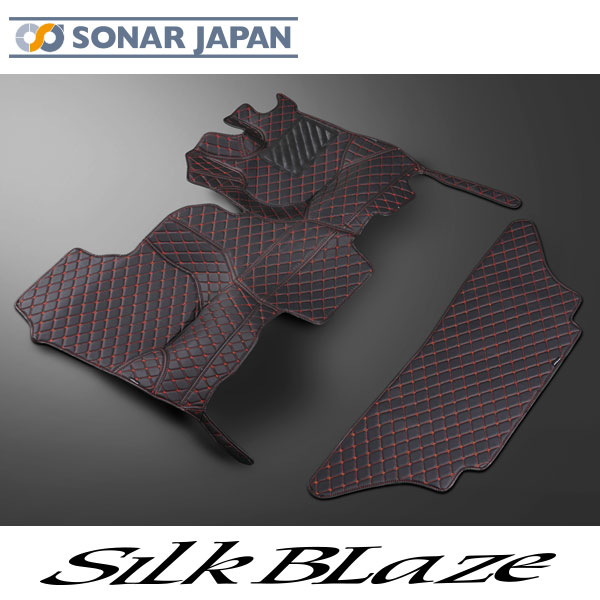 200系 ハイエース 標準 ダイヤキルトフロアマット フロント／セカンド SilkBlaze シルクブレイズ カーマット カー用品 車用マット ドレスアップ 汚れ防止 車用品｜東京カー用品流通センター 13,280円