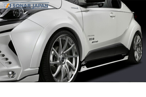 楽天市場】トヨタ C-HR用フェンダーモール左右4枚セット一台分