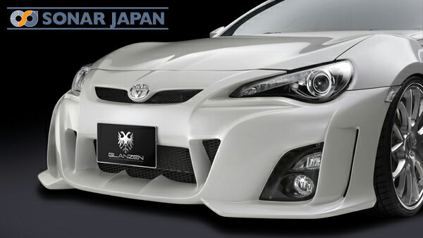 SilkBlaze シルクブレイズ グレンツェン エアロ トヨタ 86 フロントバンパー デイライト無 未塗装 代引き不可商品