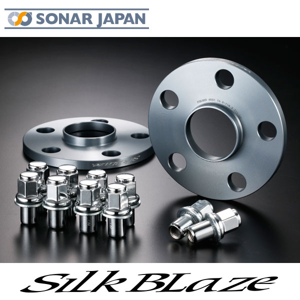 トヨタ純正 アルミホイール専用 ワイドトレッドスペーサー P.C.D114.3-5H 1.5 11mm 60φ ロングナット10個 SilkBlaze シルクブレイズ