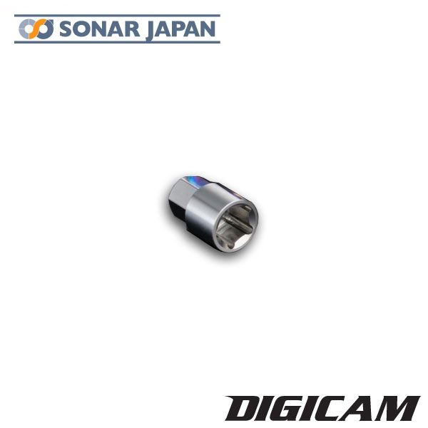 織戸学監修 DIGICAM デジキャン ペンタゴンチタンナット専用ソケット 35mm用 チタンナット ソケット 盗難防止 盗難対策 カー用品 車用品