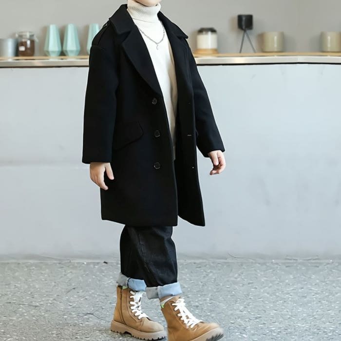 男の子 チェスターコート 3色 キルティング裏地 秋冬春 アウター フォーマル カジュアル 通学 韓国 秋冬 長袖 子ども 子