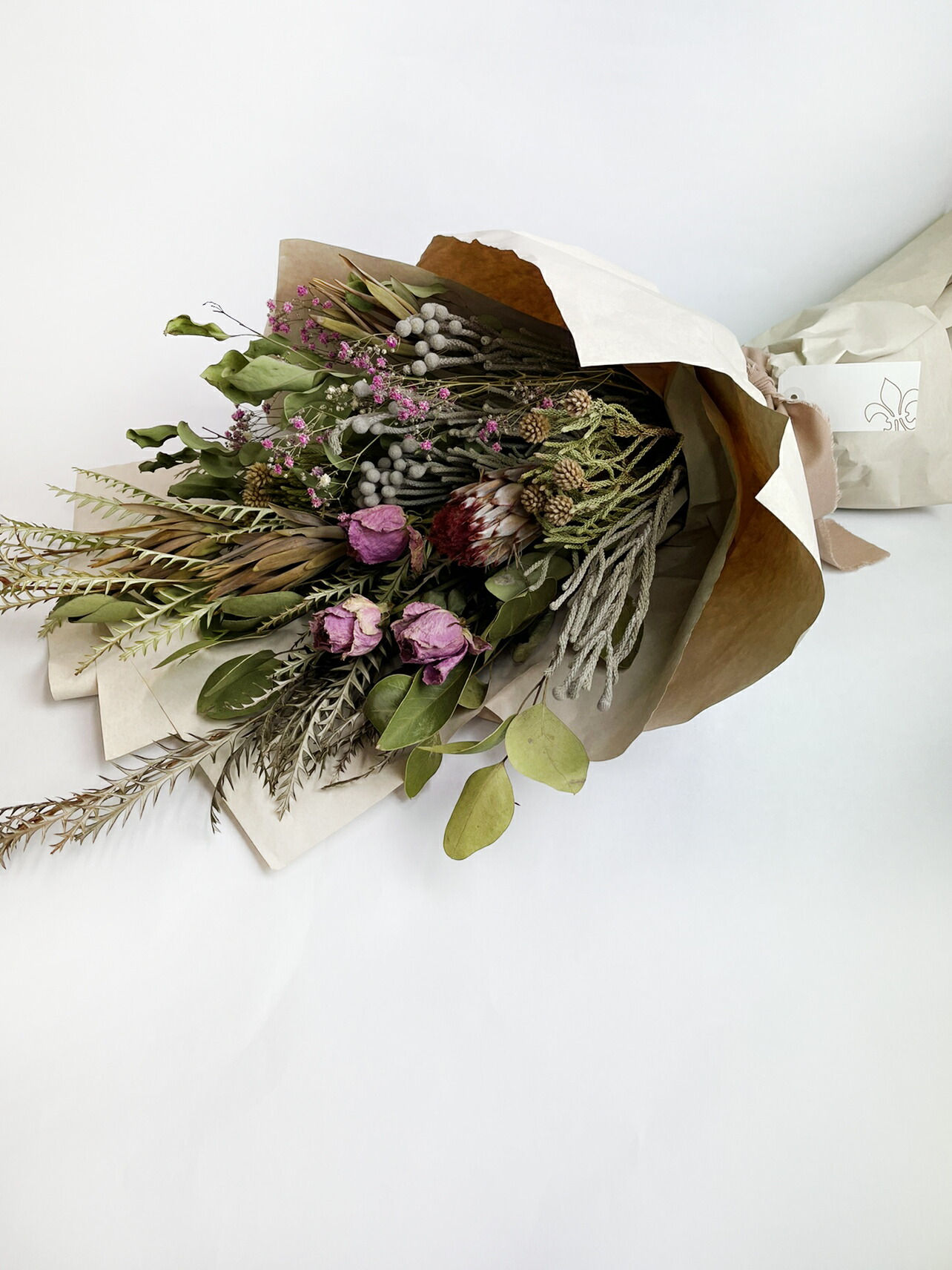 現品限り一斉値下げ ドライフラワーの花束 ラージサイズ ギフト お祝い 玄関に お部屋に 新居 引っ越し 飾り インテリア 贈答 プレゼント 長持ち Cmdb Md