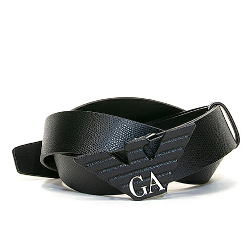 円 限定製作 エンポリオアルマーニ Emporio Armani メンズベルト Black ブラック Y4s256 Yaq2e