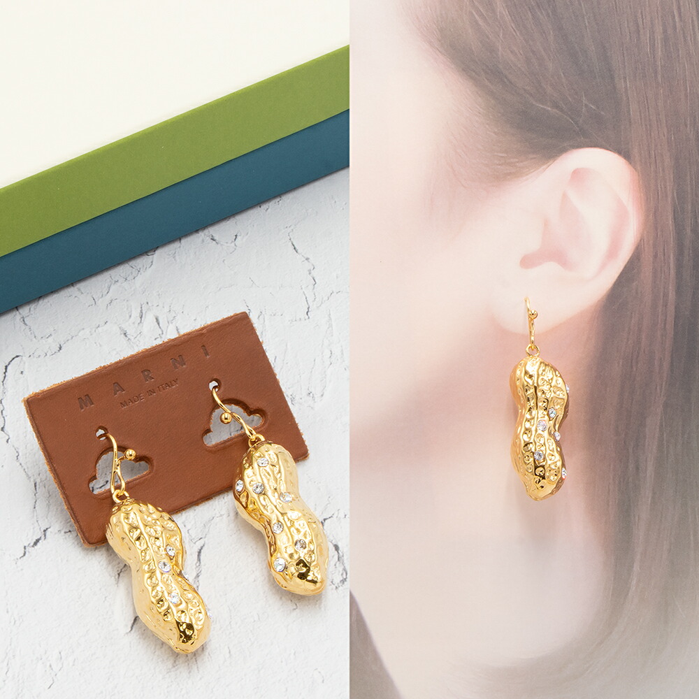 マルニ MARNI ピアス ゴールド ORMV0477A0 楽天市場】【アウトレット】マルニ MARNI ピアス ゴールド