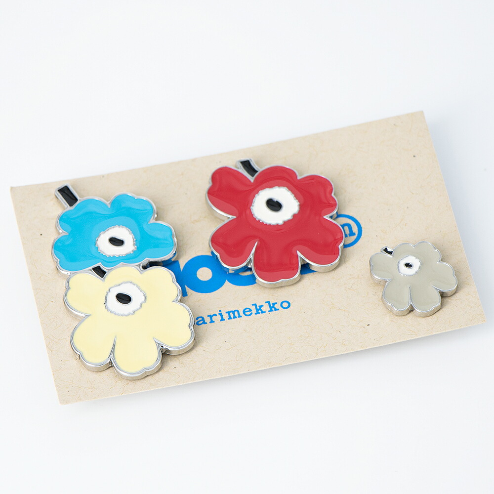 マリメッコ marimekko ピンブローチ ピンバッチ セット 094594 marimekko 【7/19-7/25 LYP会員+P10倍】マリメッコ ピンブローチ