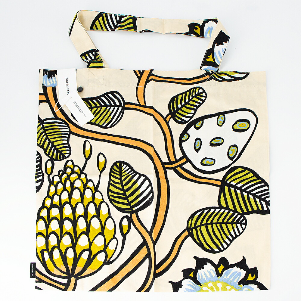 楽天市場】マリメッコ marimekko トートバッグ ライラック×オフ