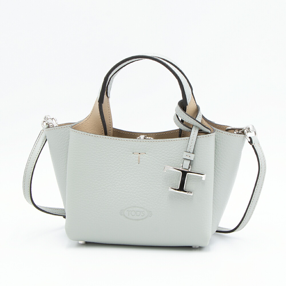 【楽天市場】【2025年春夏新作】トッズ TOD'S トートバッグ(2WAY仕様) マイクロ T TIMELESS Tタイムレス グレー ...