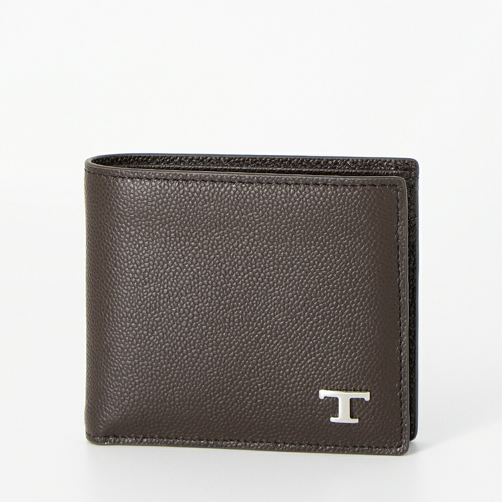 トッズ TOD'S 2つ折り財布(小銭入れ付き) ブラウン XAMTSYBB300UGA S810 [2026SS]
