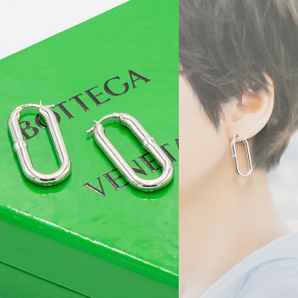 楽天市場】ボッテガヴェネタ BOTTEGA VENETA ピアス シルバー