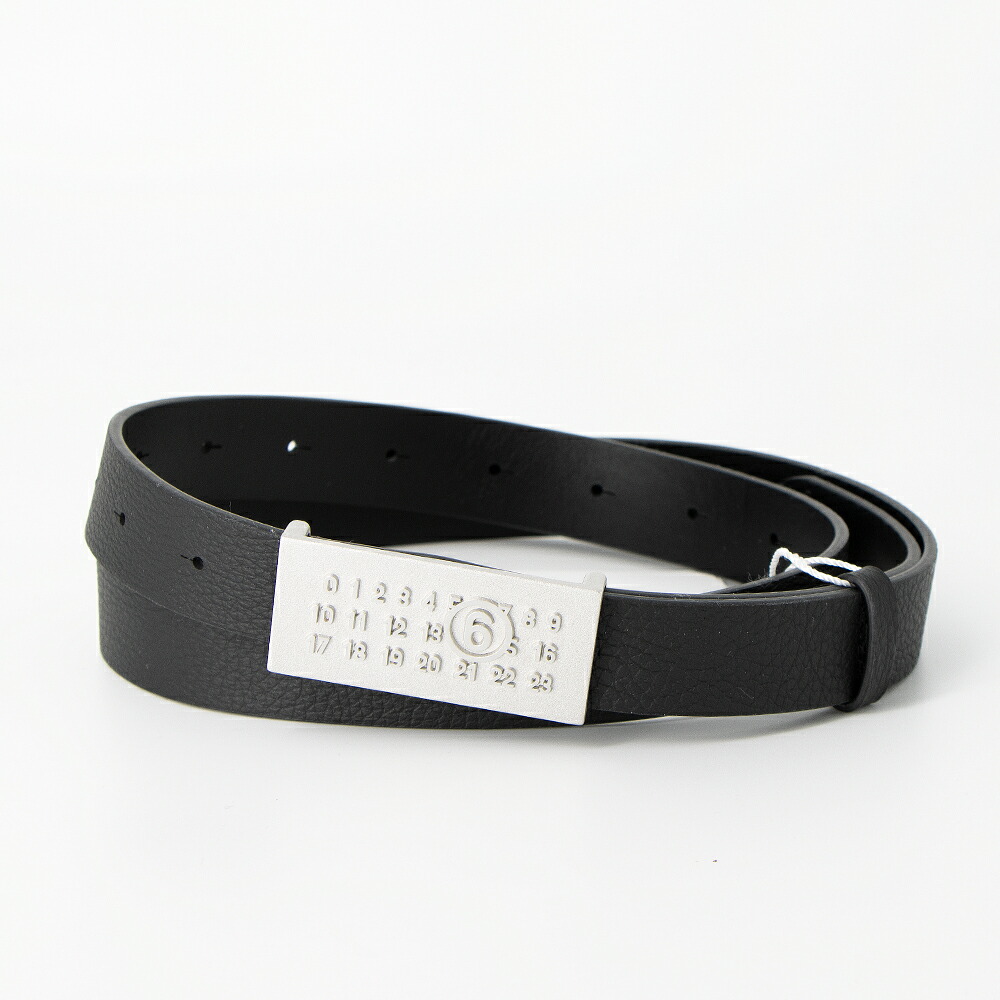☆MM6 Maison Margiela☆大人もOK！ロゴ入りベルト 黒 大人もOK◎人気商品！お早めに！【MM6 Maison Margiela】ベルト