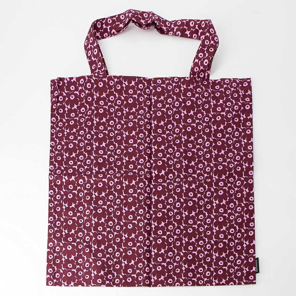 マリメッコ marimekko トートバッグ ピンク×ディープレッド Pikkuinen Unikko bag 44x43cm 074640 349 北欧 フィンランド [2025AW]