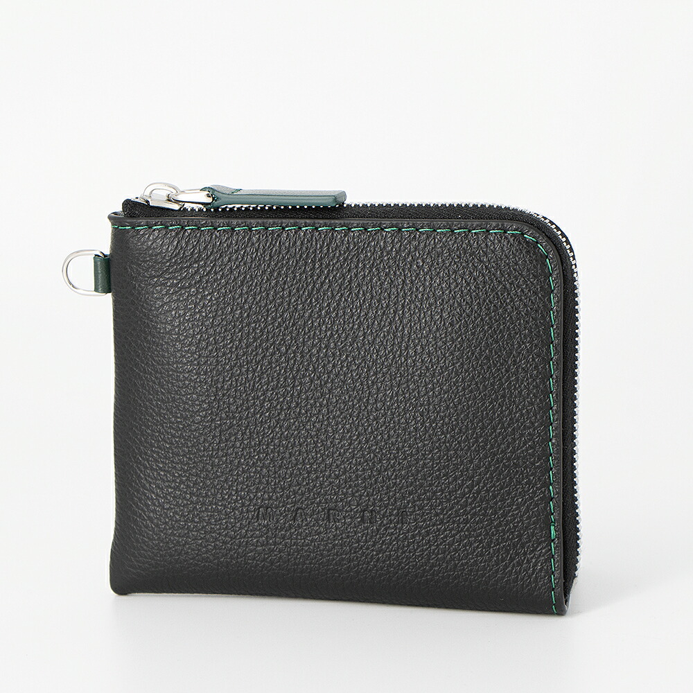 マルニ MARNI L字ファスナー財布 小銭入れ PFMI0095Q3 P6533 00N99 BLACK [2026SS] 32,370円