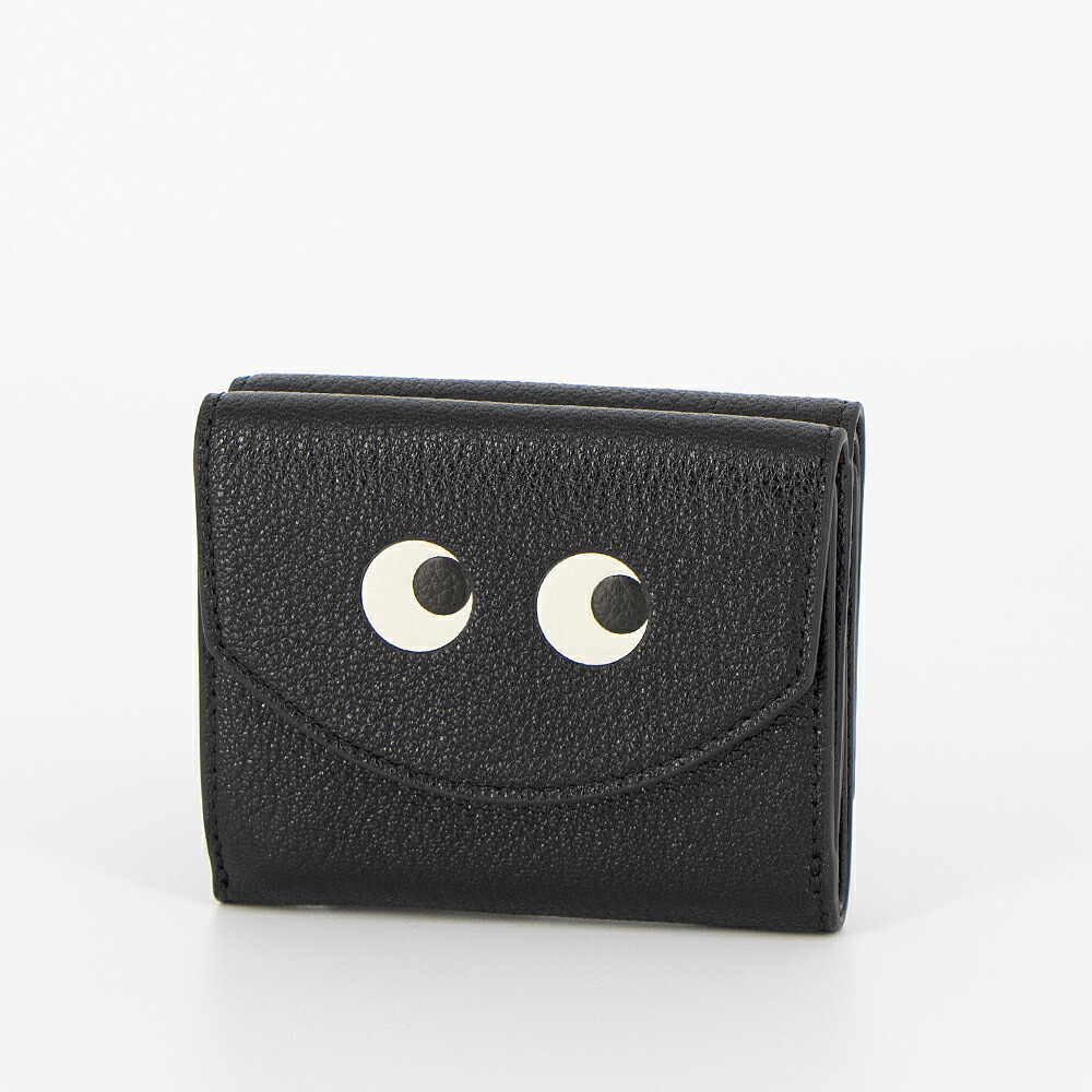 アニヤハインドマーチ ANYA HINDMARCH 3つ折り財布(小銭入れ付き) ブラック EYES MINI TRIFOLD WALLET アイズミニトライフォールドウォレット 5050925195645 BLACK [2026AW]｜GRANDE TOKYO 27,972円
