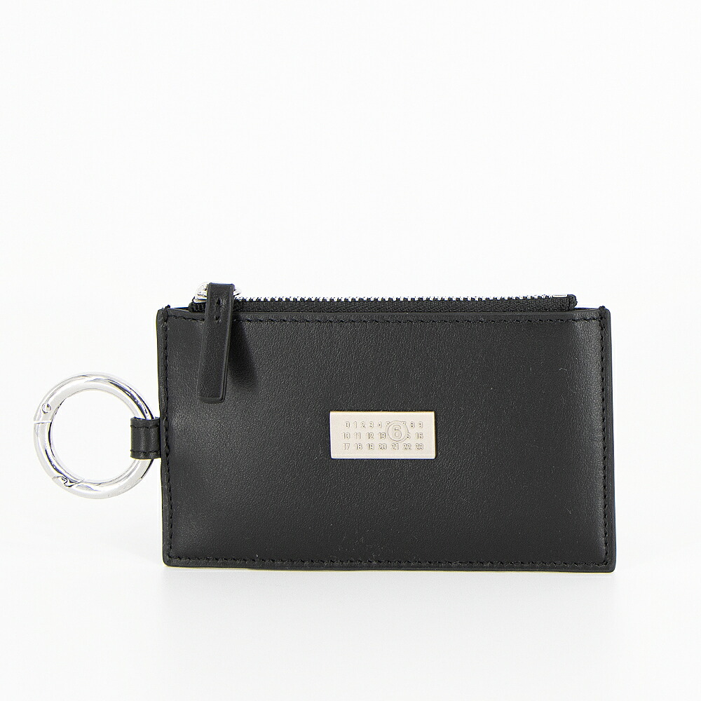 エムエムシックスメゾンマルジェラ MM6 MAISON MARGIELA キーリング付きカードケース 小銭入れ SA6UI0031 P9201 T8013 BLACK [2026AW]｜GRANDE TOKYO