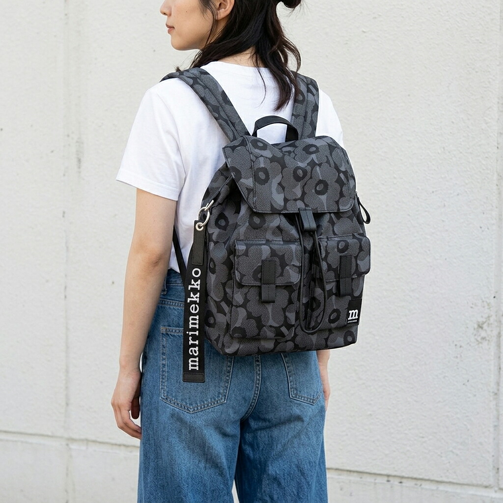 マリメッコ marimekko リュックサック エブリシングバックパック Everything Backpack L Unikko 095828 991 北欧 フィンランド [2026AW]｜GRANDE TOKYO