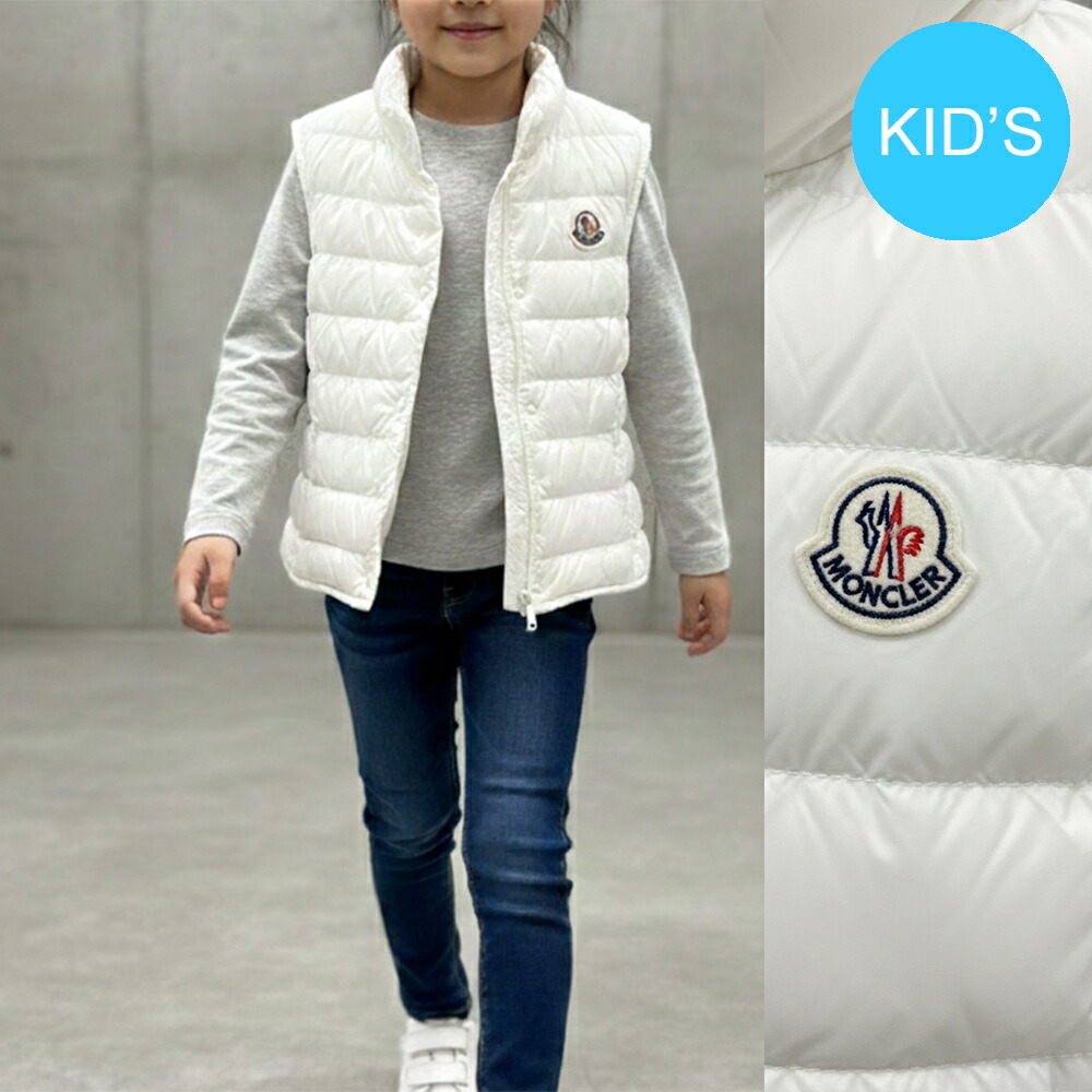 モンクレール MONCLER ベスト アウター キッズ 女の子 LIANE 1A000 26 597YF 034 タグカット無し [2025SS]