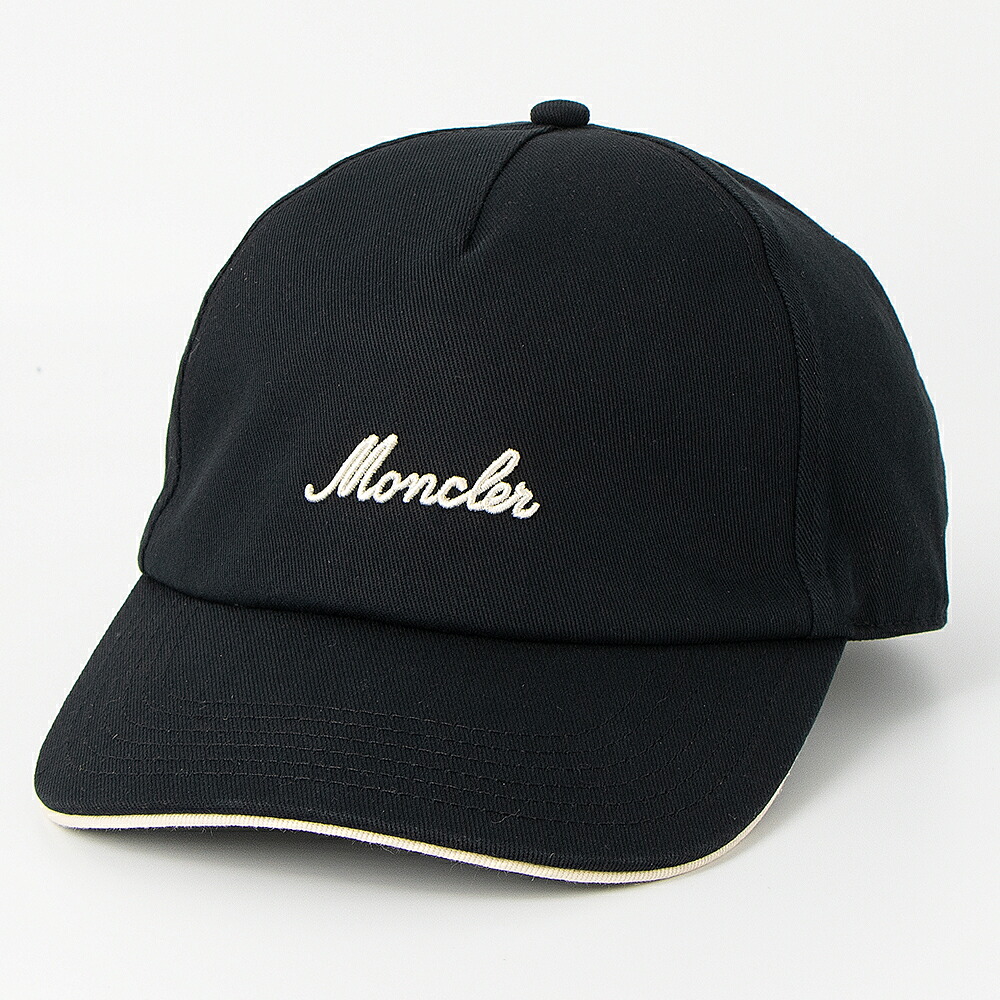 【楽天市場】【お買い物マラソンタイムセールクーポン】モンクレール MONCLER ベースボールキャップ ブラック 3B000 07 0U618 ...