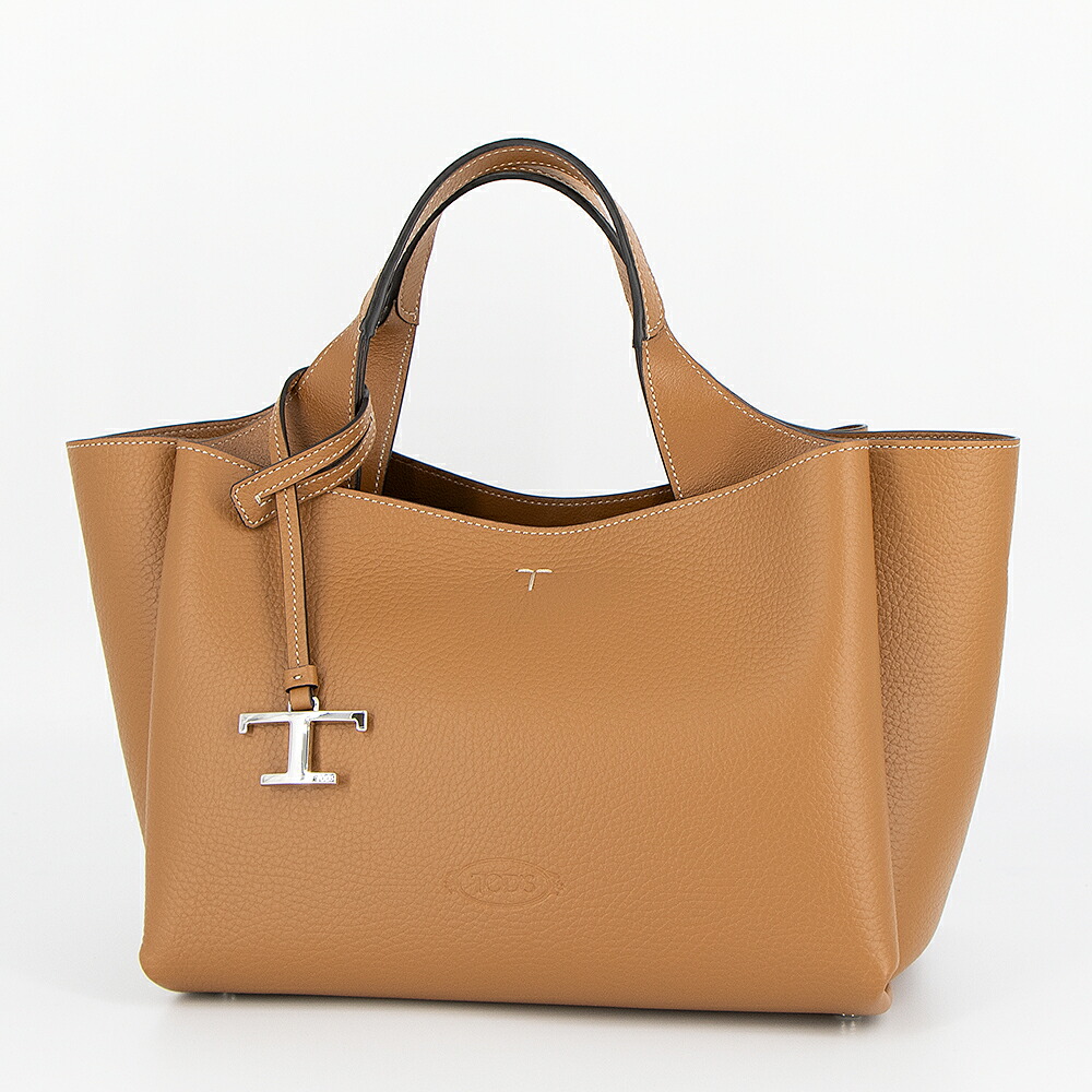 トッズ TOD'S トートバッグ(2WAY仕様) ミニ Tタイムレス ブラウン T TIMELESS XBWAPAFL100QRI S410 BROWN [2026AW]｜GRANDE TOKYO