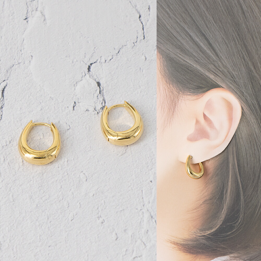 楽天市場】トムウッド TOM WOOD ピアス ゴールド チャンキーフープ