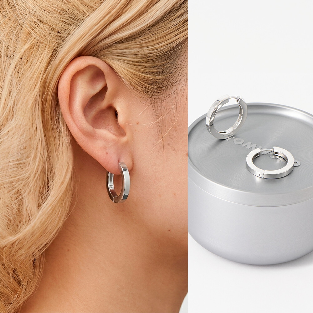 トムウッド TOM WOOD ピアス シルバー ベックフープス ミディアム Beck Hoops Medium 101597 925 [2026SS]