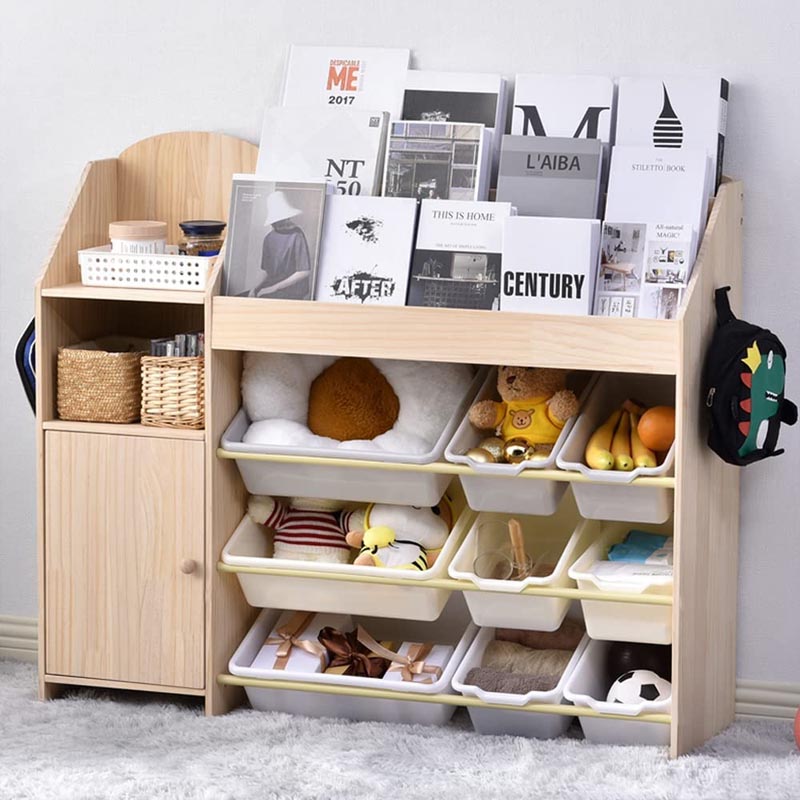 楽天市場】絵本棚 絵本ラック おもちゃ おもち収納 収納 天然木