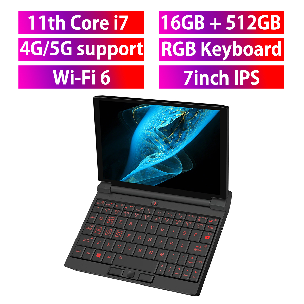 楽天市場 2月1日限定 ポイント１０倍 新品 ミニパソコン 7インチ タッチ操作 16g 512g Simフリー 4g版 I7 1160g7 Intel Windows10 Ips 100mahバッテリー 大容量 19 10 ミニ 超小型 ノートパソコン Pc 小型 軽量 パソコン One Netbook Onegx1 Pro 3月15日