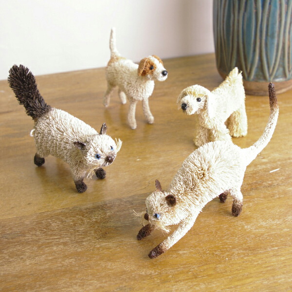 楽天市場】置物 たわしアニマル 鳥 野鳥 オブジェ 人形 インテリア