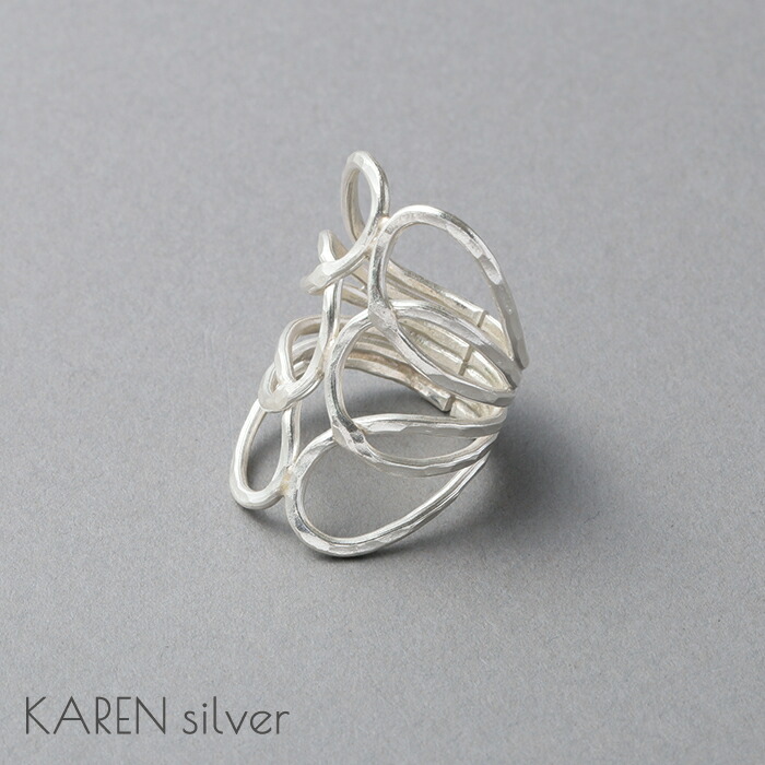 楽天市場】カレンシルバー エスニック シルバー リング 指輪