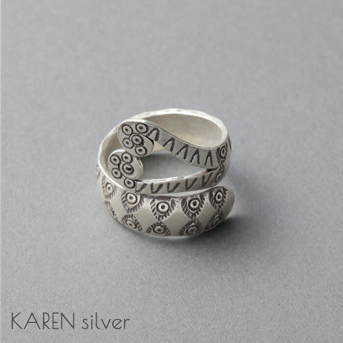 楽天市場】シルバー925 民族柄 リング メンズ E1 フリーサイズ 三角