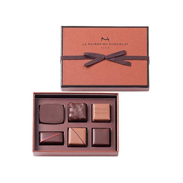 メゾンデュショコラ LA MAISON DU CHOCOLAT アタンション 6粒入り メゾンドショコラ チョコレート バレンタイン バレンタインデー ホワイトデー 贈答 ギフト