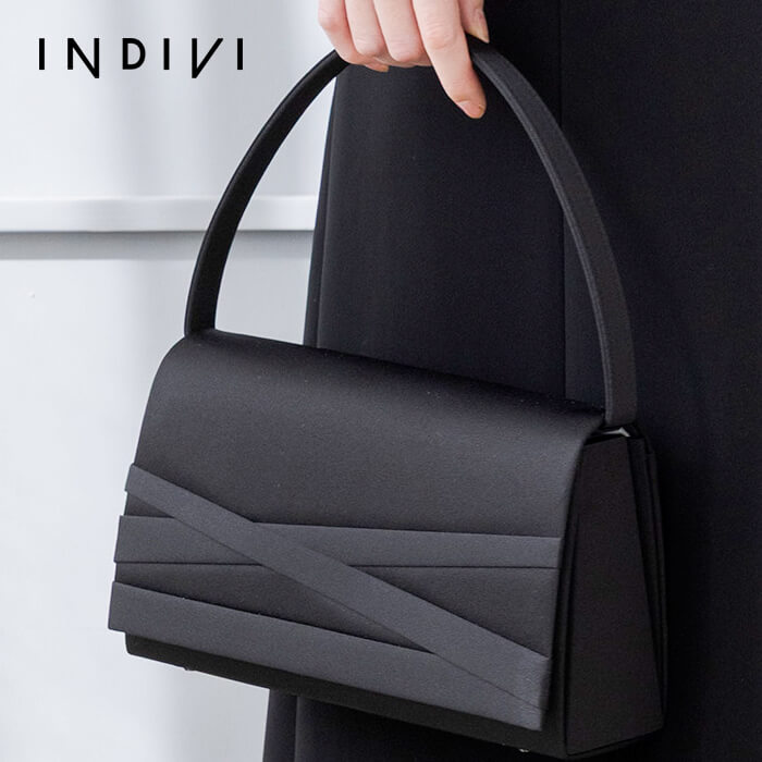 【INDIVI】ブラックバッグ インディヴィ 東京ソワール ブラックフォーマル レディース 喪服 礼服 葬式 お通夜 ミセス トートバッグ ハンドバッグ 黒 結婚式 パーティー 卒業式 慶弔両用 おしゃれ かわいい 百貨店 鞄 ギフト お呼ばれ セレモニー ブランド 弔事 5229181-00｜東京ソワール　店