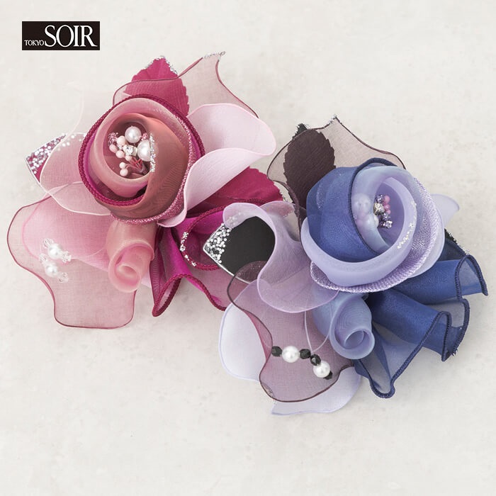 楽天市場】コサージュ 東京ソワール カラーフォーマル ブローチ お花