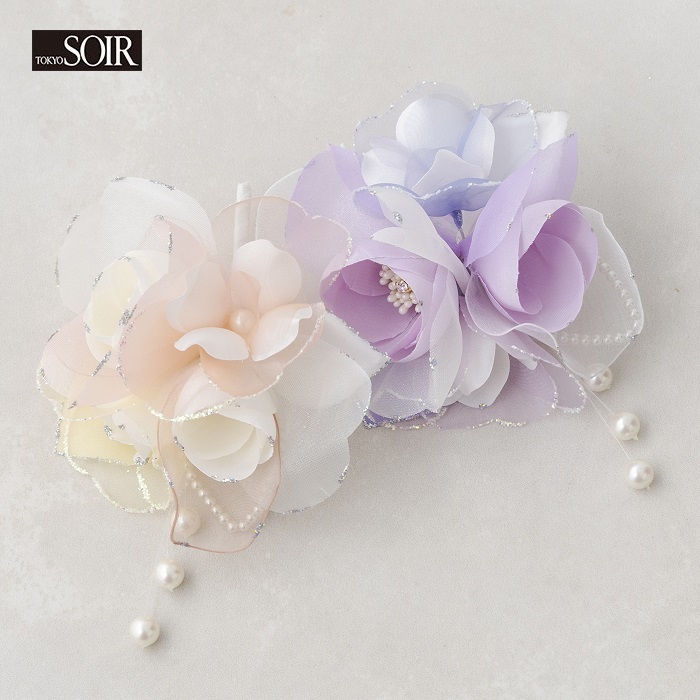 【大特価】　ブローチ　お花　パープル　アクセサリー　専用箱あり　百貨店購入品 ADER.bijoux]スターパールミックスブローチ | KOBUNSHA SELECT