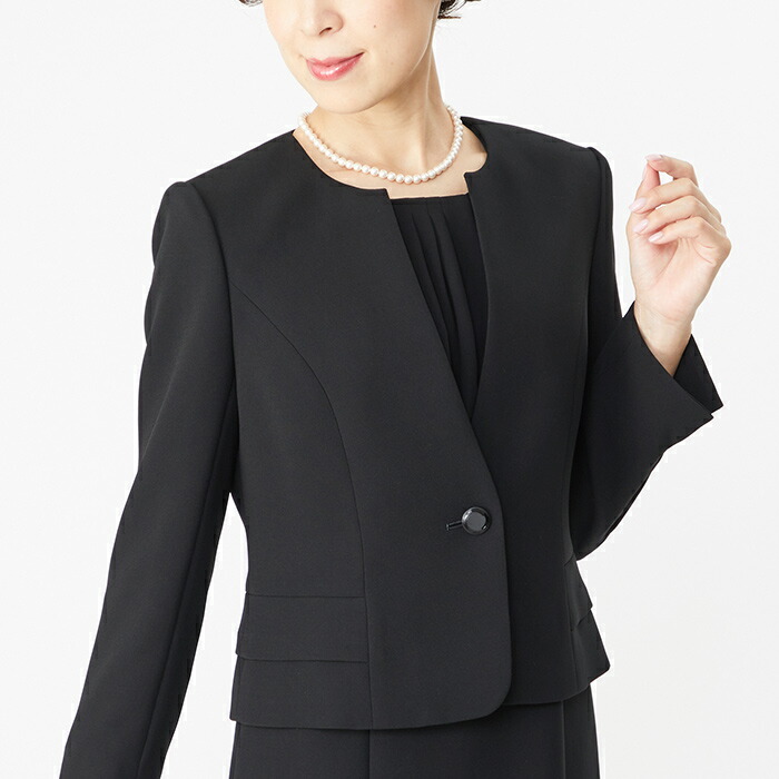 ブラックフォーマル 喪服 礼服 レディース 女性 上質 高級感 卒業式 卒園式 入学式 入園式 通夜 葬儀 告別式 お別れ会 お墓参り 冠婚葬祭 東京 ソワール ミセス アンサンブル ワンピース ジャケット ウォッシャブル オールシーズン ソワール ベニール 大きいサイズ ママ ...