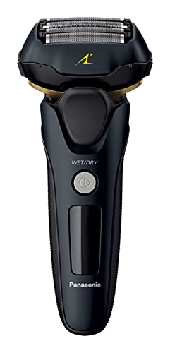 パナソニック メンズシェーバー 電気シェーバー ラムダッシュ 5枚刃 お風呂剃り 黒 ES-NLV68-K 　送料無料 18,759円