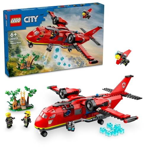 レゴ(LEGO) シティ 消防レスキュー航空機 手あそび 手あそび 生まれ落ちる日 差し上げ物 立ちはだかる 知育 お坊っちゃん お嬢さん ちびっ子 6歳 7歳   貨物輸送無料