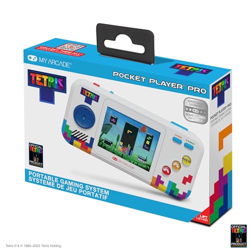 My Arcade Tetris Pocket Player Pro: クラシック テトリス、ポータブル ビデオ ゲーム、アーケード 　送料無料