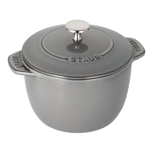 【最大限度30昼日なかおテスト作業客体】 staub ストウブ 「 ラ ココット de GOHAN 薄墨色 M 16糎 」 田の実鍋 炊飯 2合 ペ  貨物輸送無料