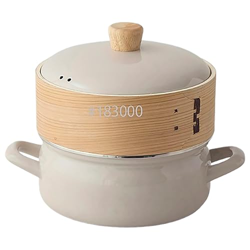 富士ホーロー 【正規品】 せいろ付きホーロー鍋 グレージュ 蒸し料理用鍋 直火対応 セイロと鍋の2WAY仕様 　送料無料